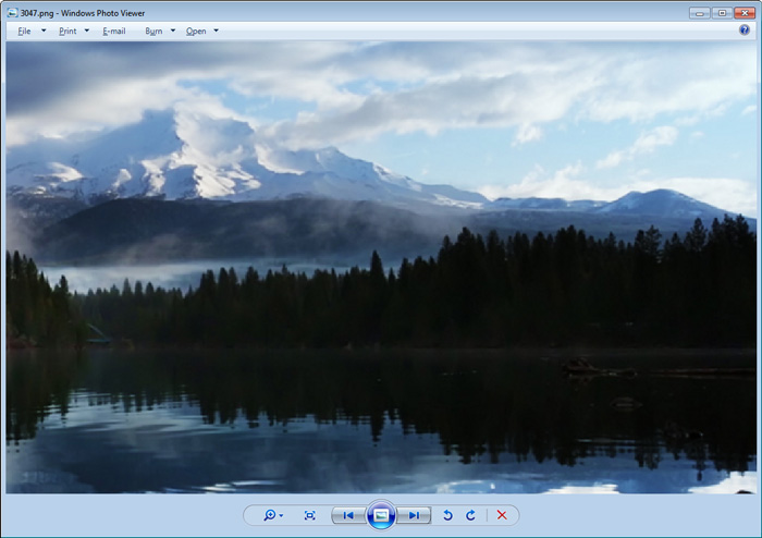 Screenshot of free photo viewer for Windows