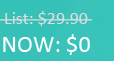 List Price: $29.90, Now $0