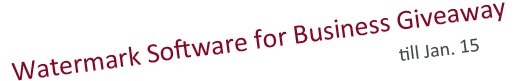 Watermark Software for Business Giveaway