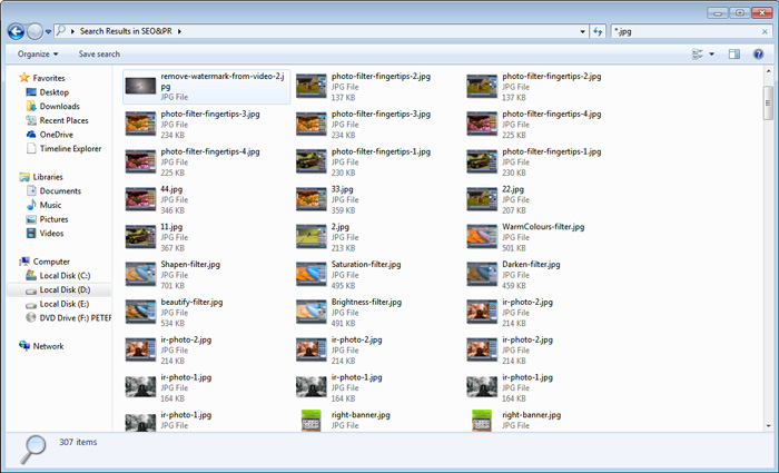 Use Windows explorer as picture browser