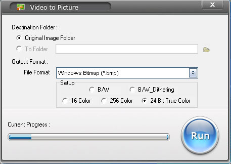 Output Option of Video to Picture