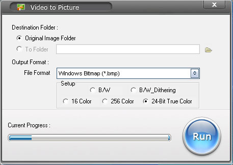 Output Option of Video to Picture